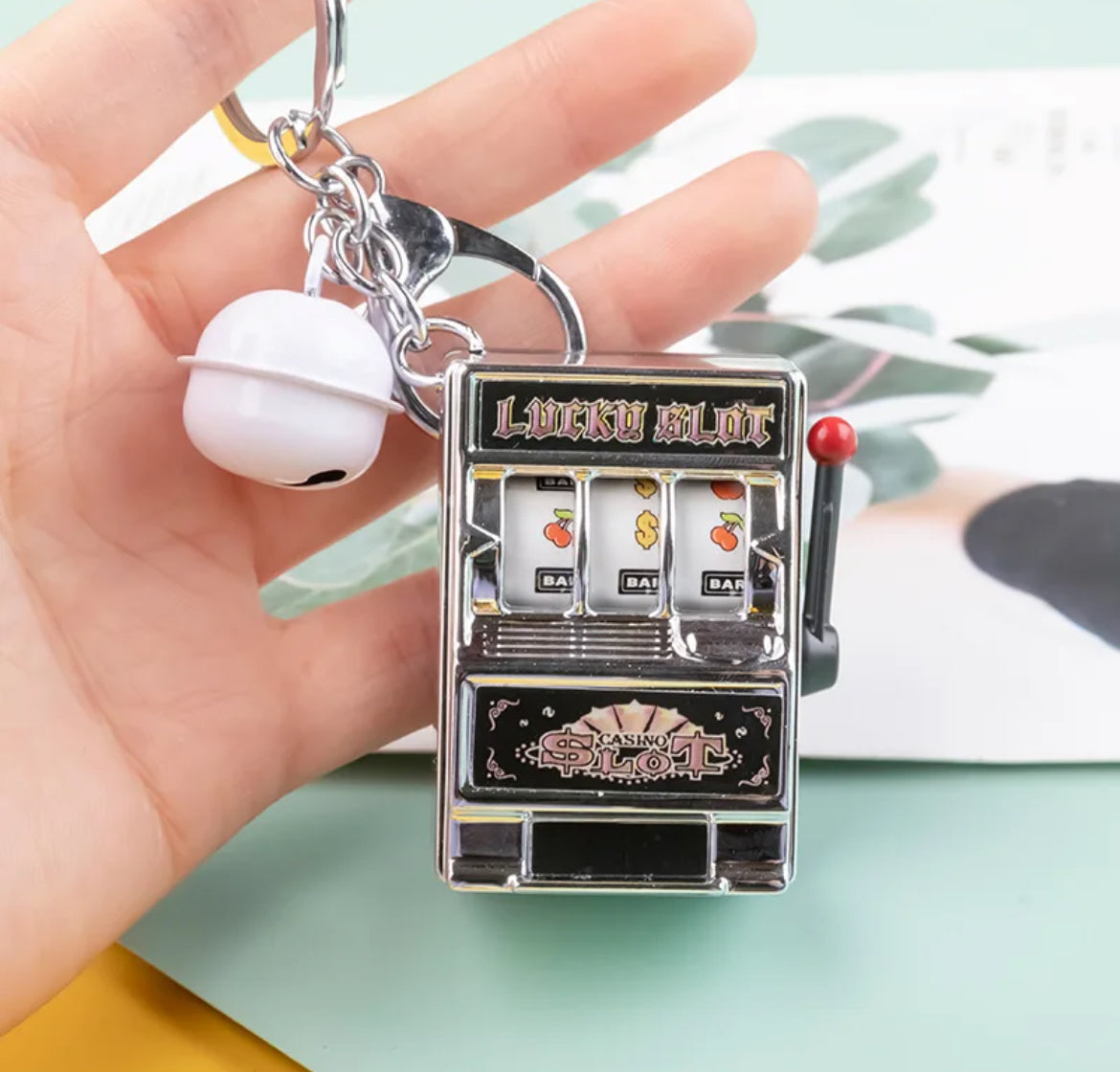 Slot Machine Keychain