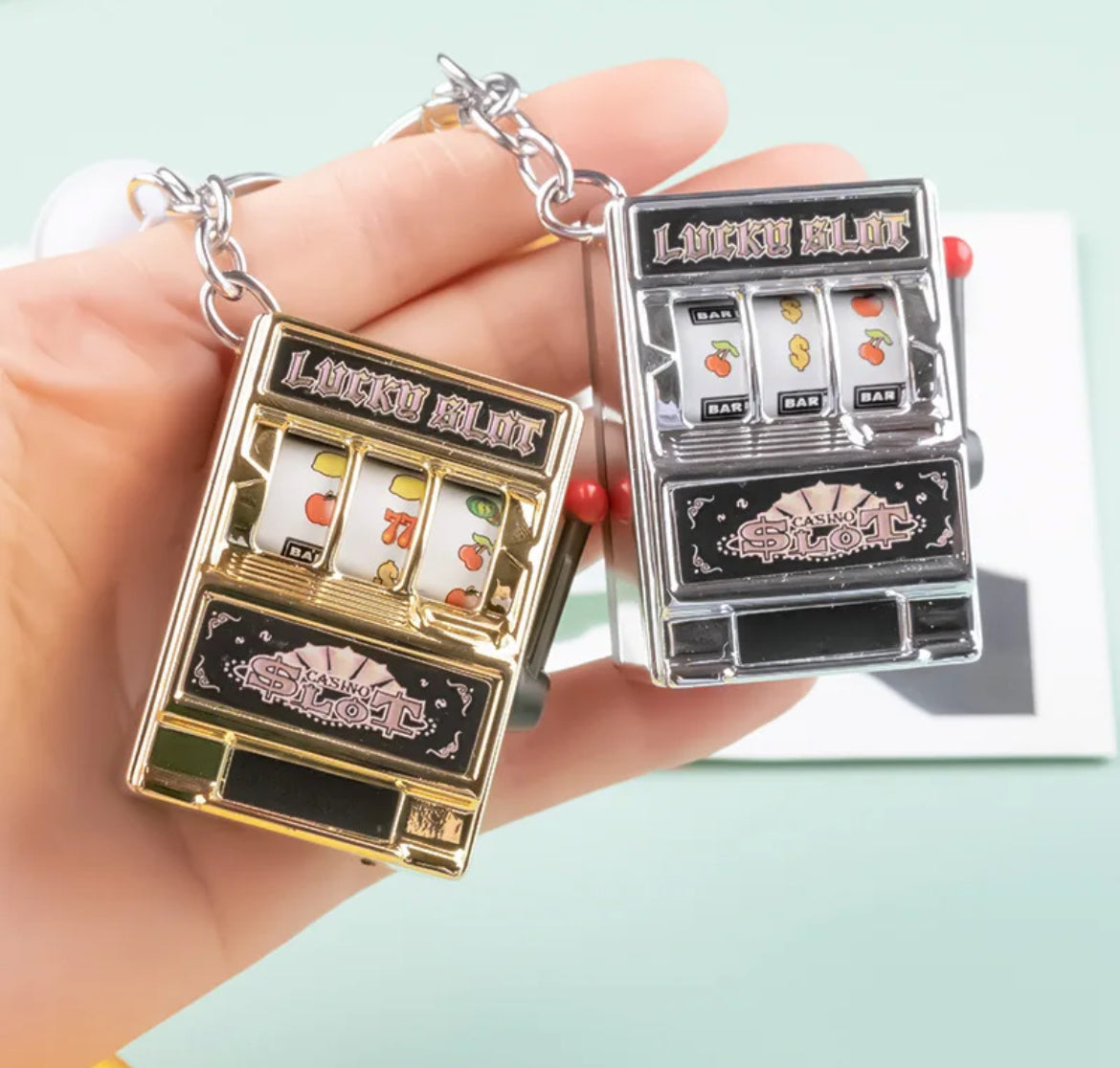 Slot Machine Keychain