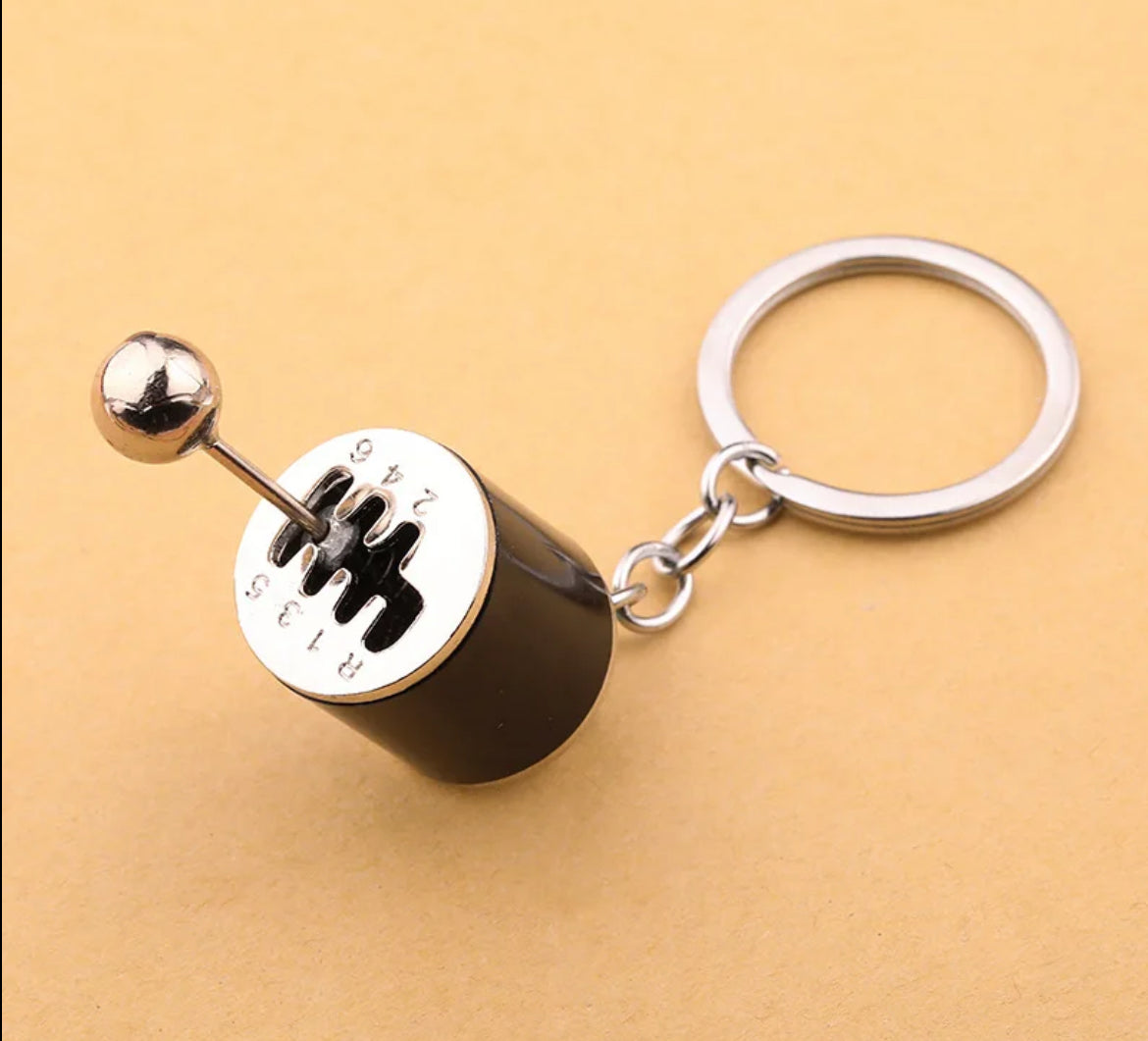 Car Gearshift Keychain