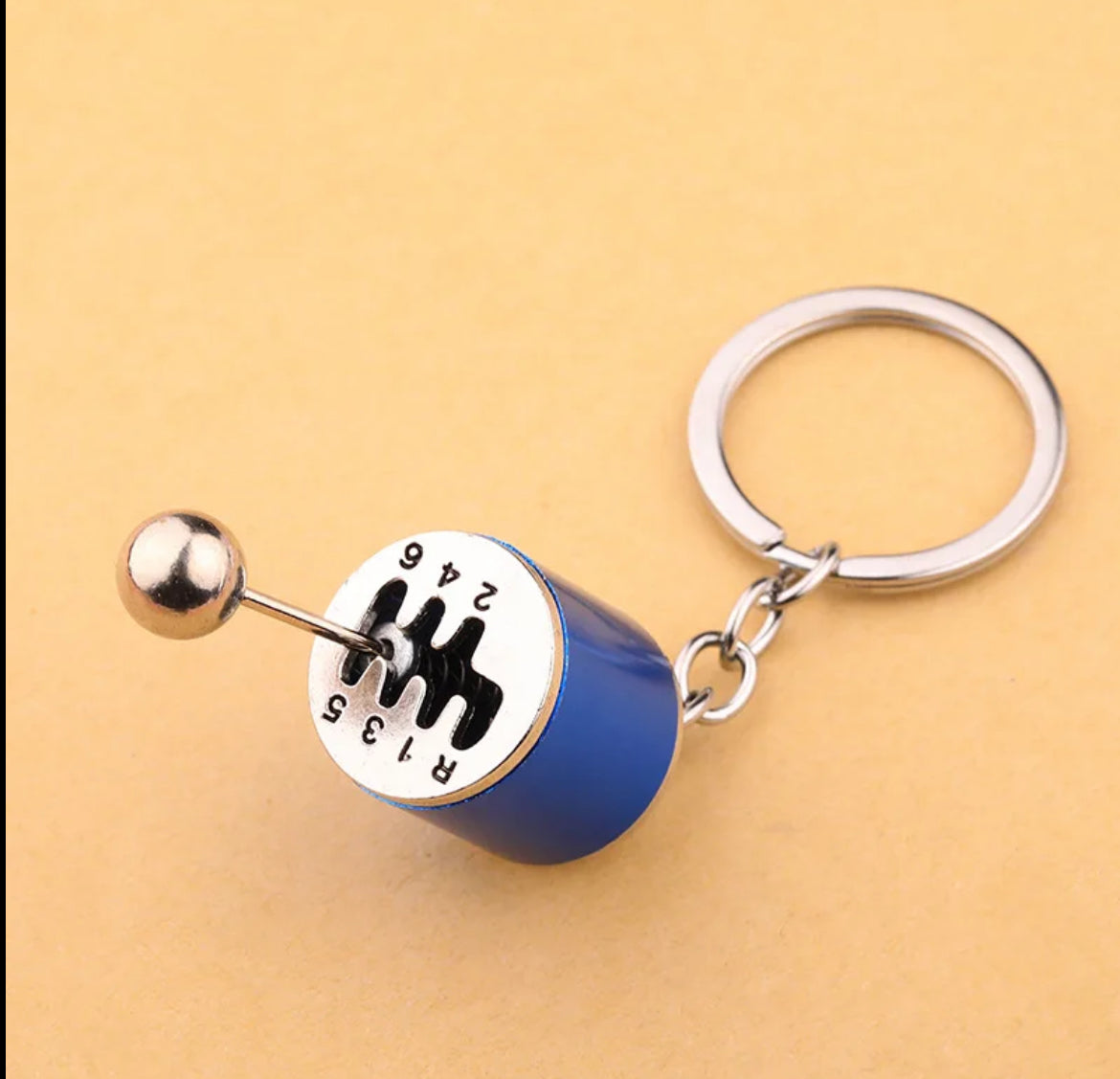 Car Gearshift Keychain