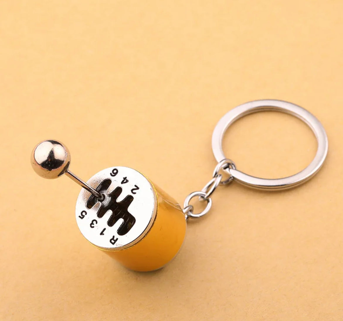 Car Gearshift Keychain