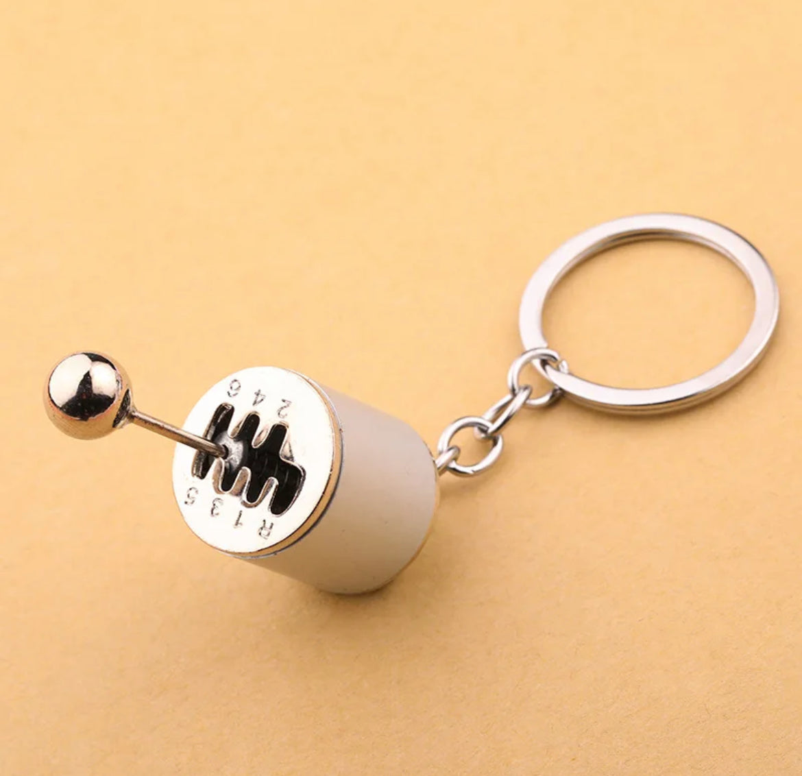 Car Gearshift Keychain